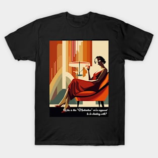 Vintage Art Deco Cocktail Woman T-Shirt